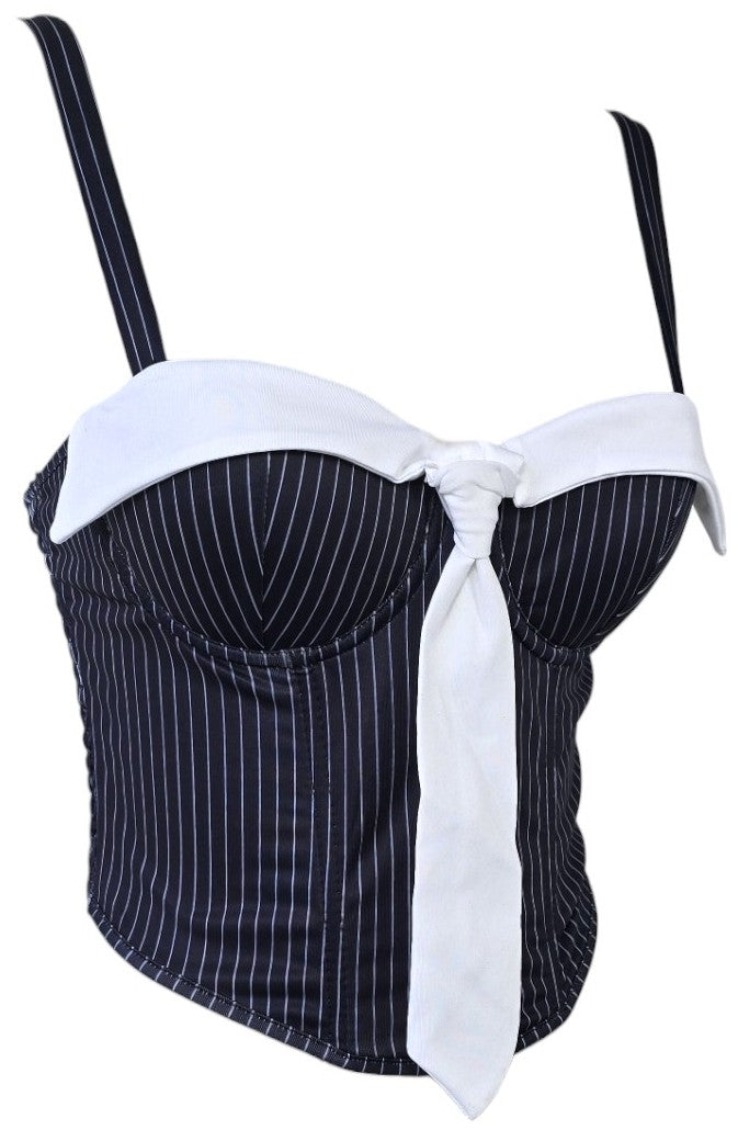 Corsetto con cravatta