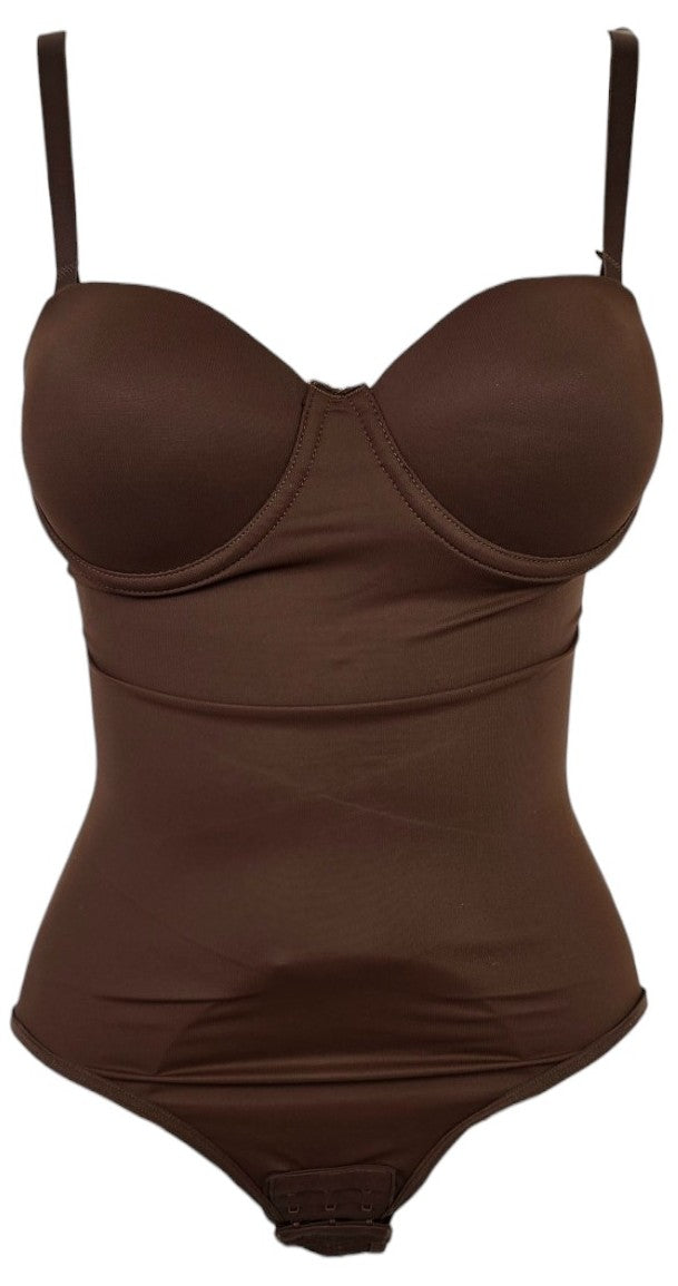 Body contenitivo marrone