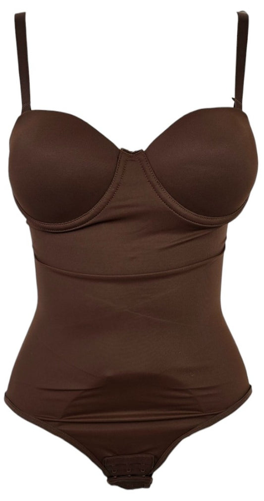 Body contenitivo marrone