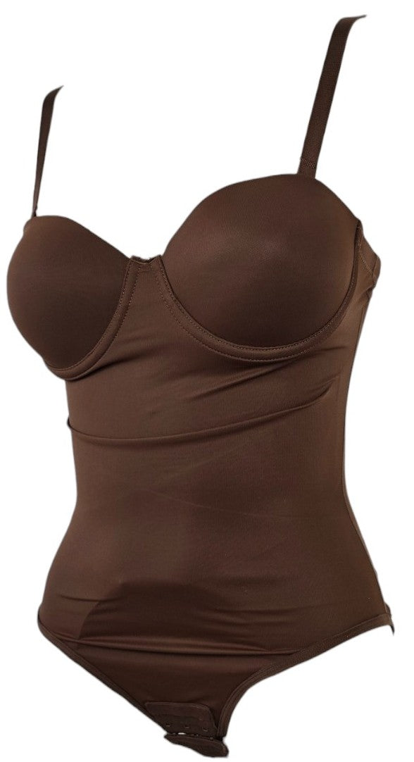 Body contenitivo marrone