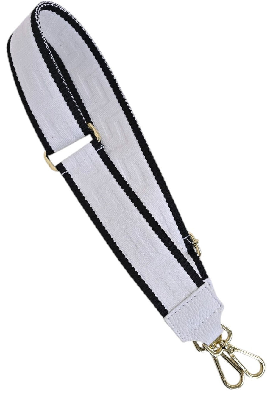 Tracolla bianca e nera (oro)