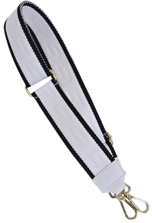 Tracolla bianca e nera (oro)
