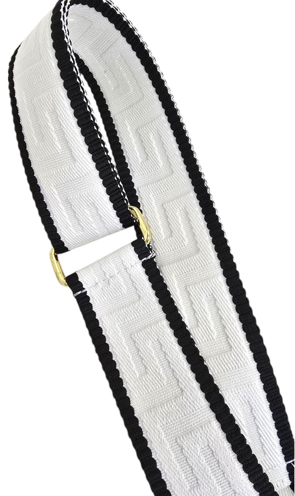 Tracolla bianca e nera (oro)