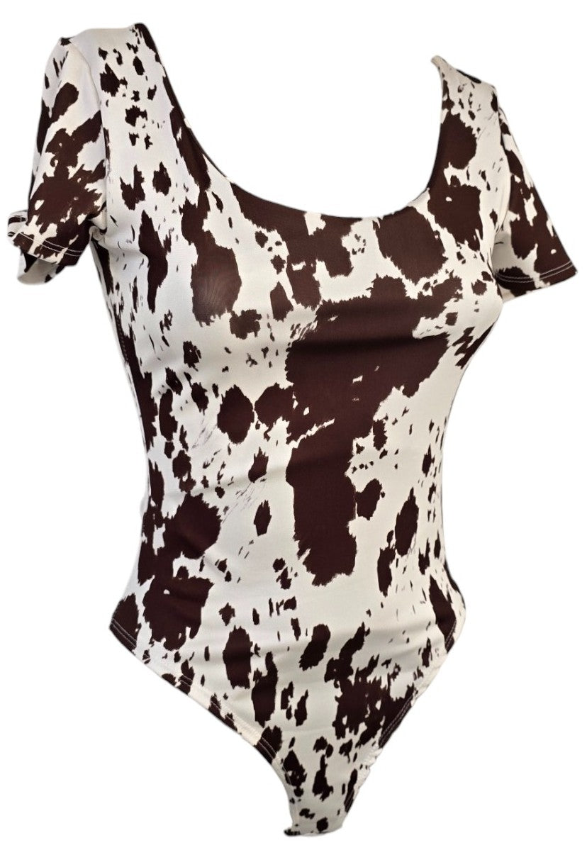 Body con stampa mucca