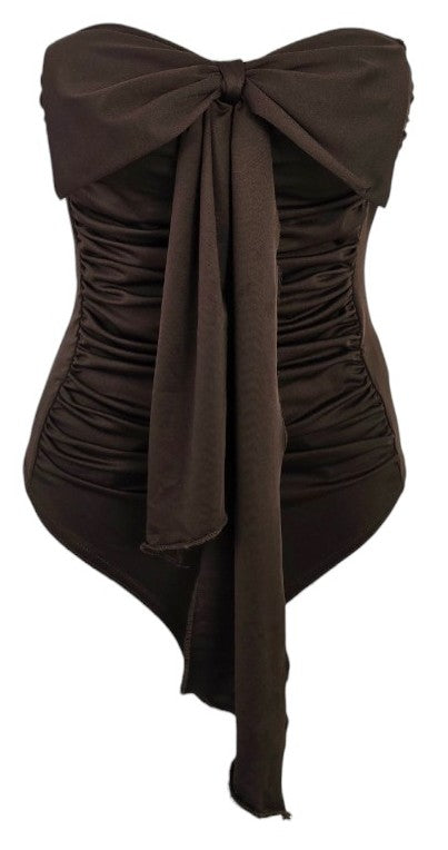 Body con fiocco