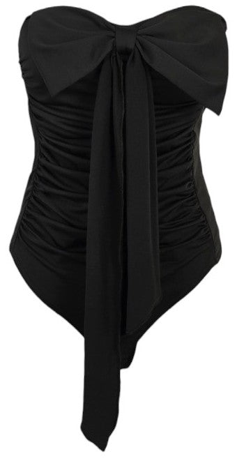 Body con fiocco