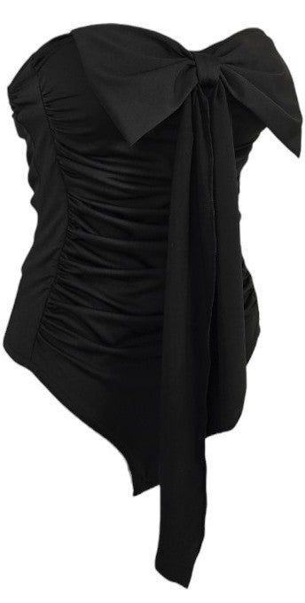 Body con fiocco