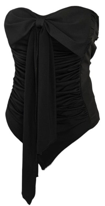Body con fiocco