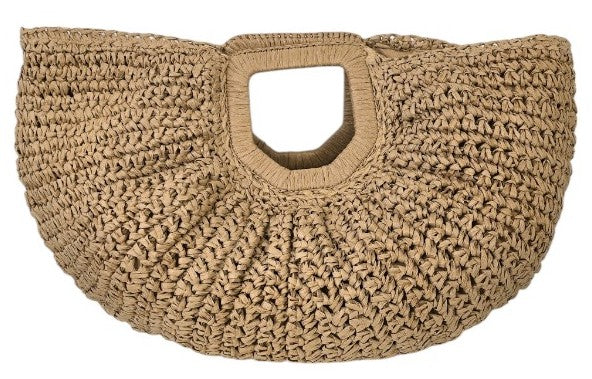 Borsa a mano in rafia
