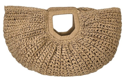 Borsa a mano in rafia