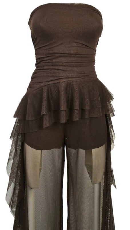Completo  in tulle