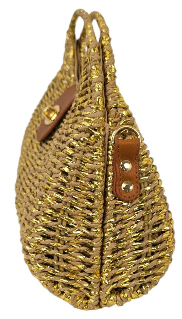Borsa in rafia laminata