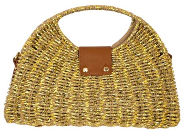 Borsa in rafia laminata