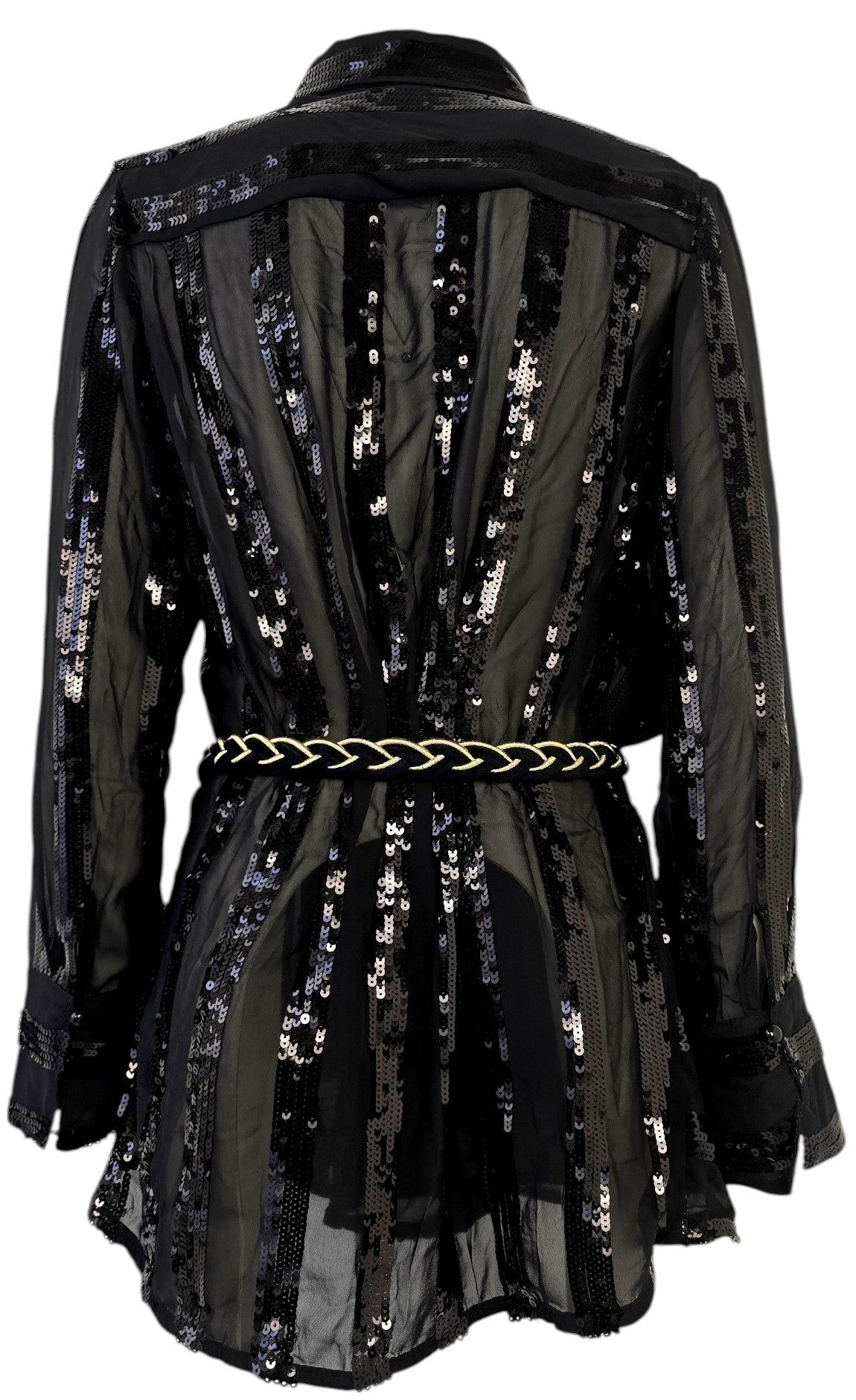 Camicia a vestito in paillettes