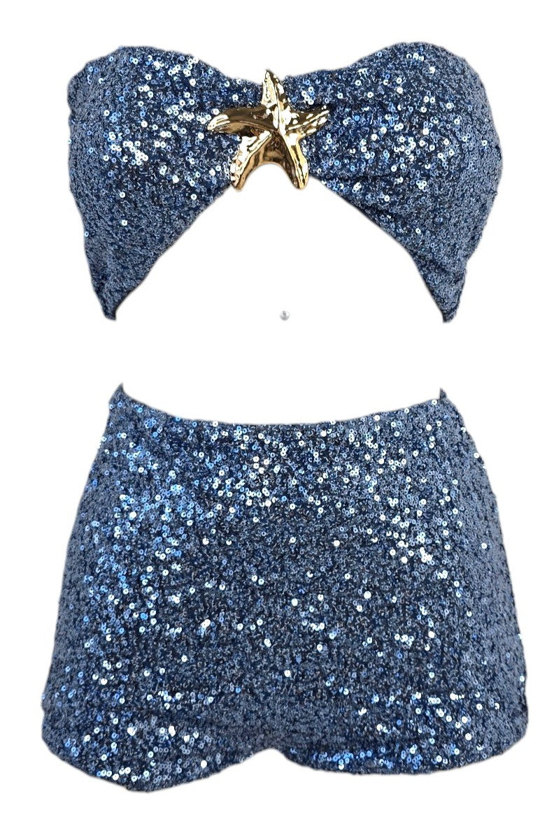 Completo in paillettes