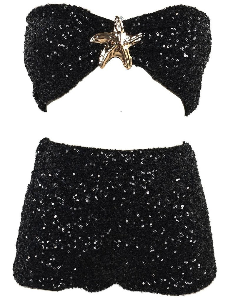 Completo in paillettes