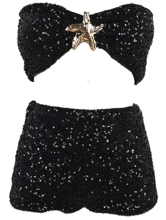 Completo in paillettes