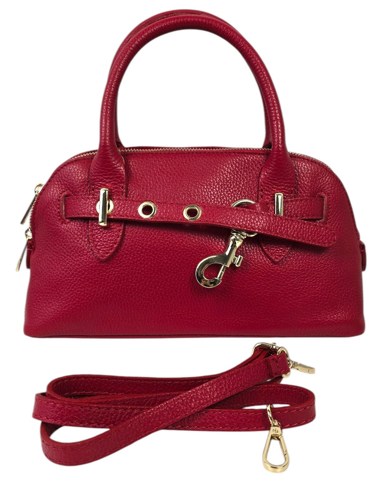 Borsa a mano rossa