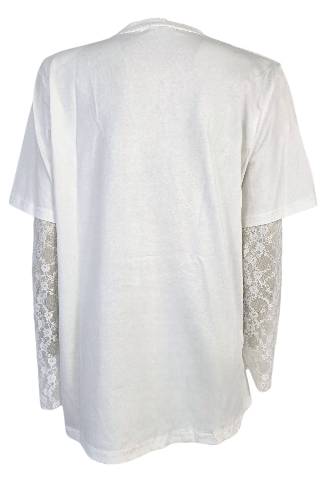 Maxi maglia con pizzo