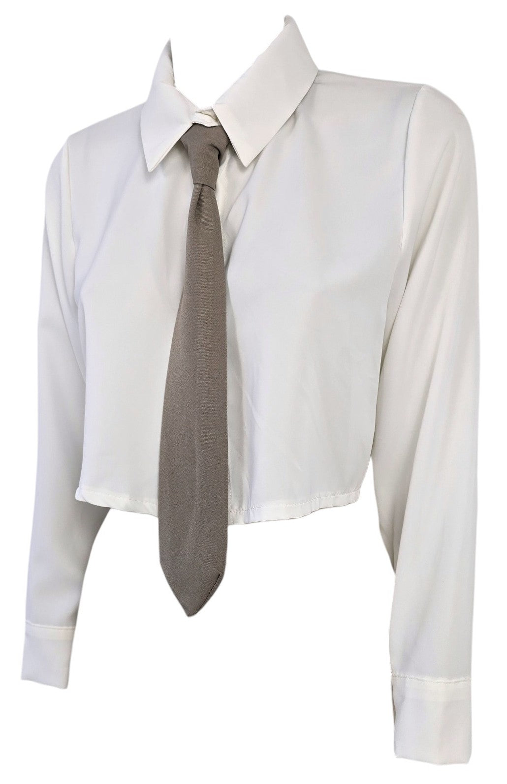 Camicia corta con cravatta