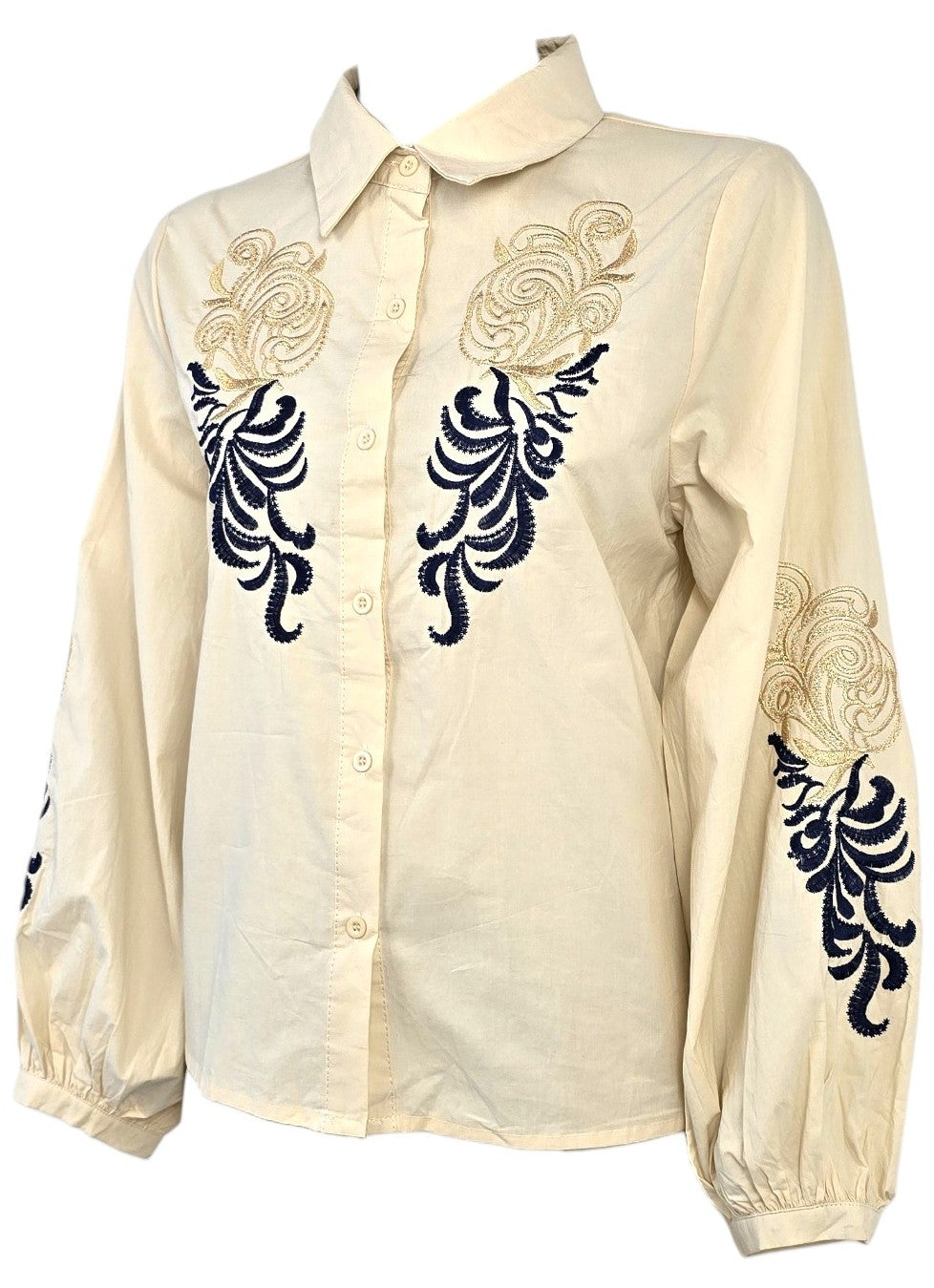 Camicia con ricami