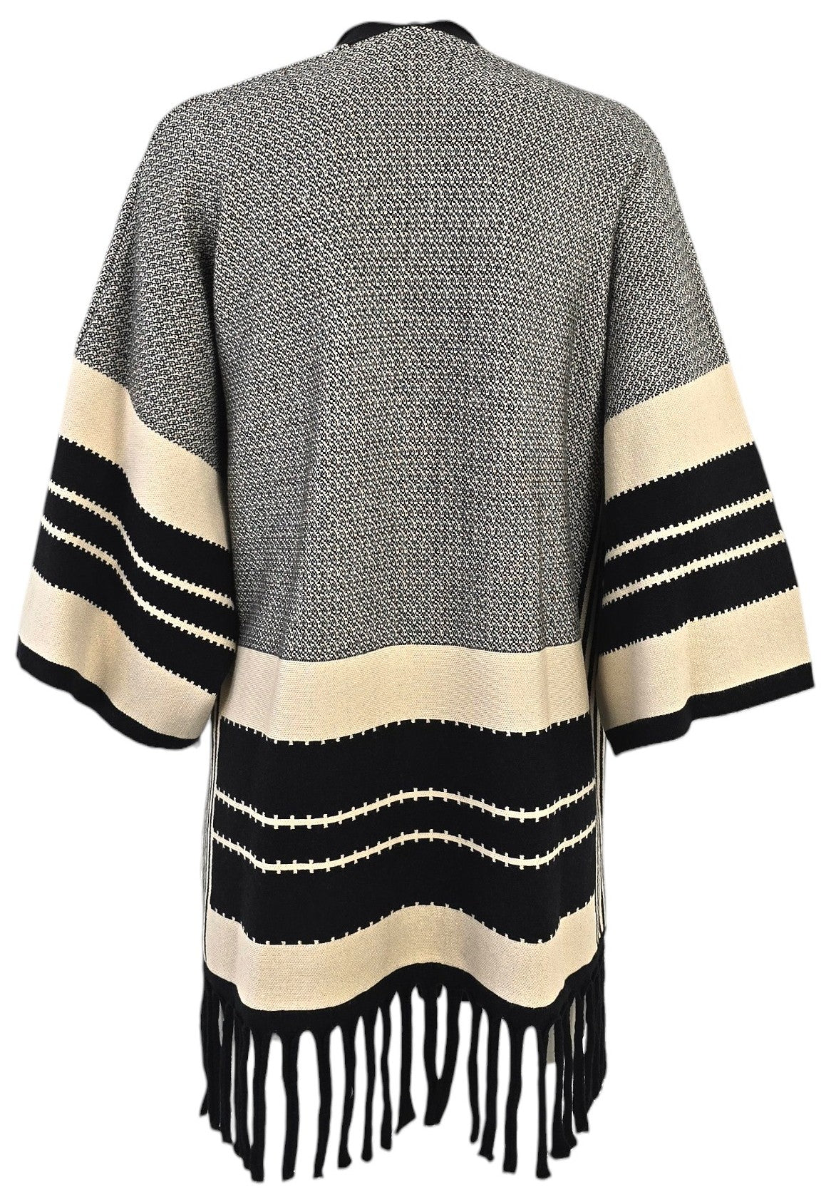 Cardigan con frange