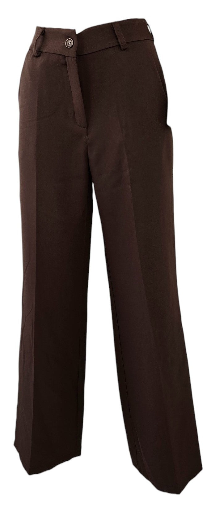 Pantalone a palazzo marrone