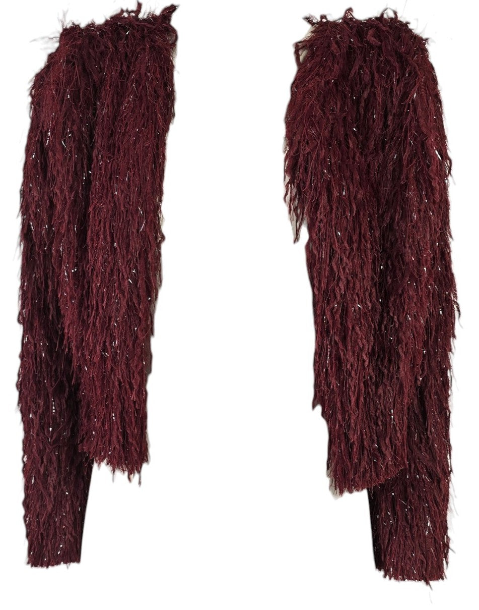 Cardigan laminato