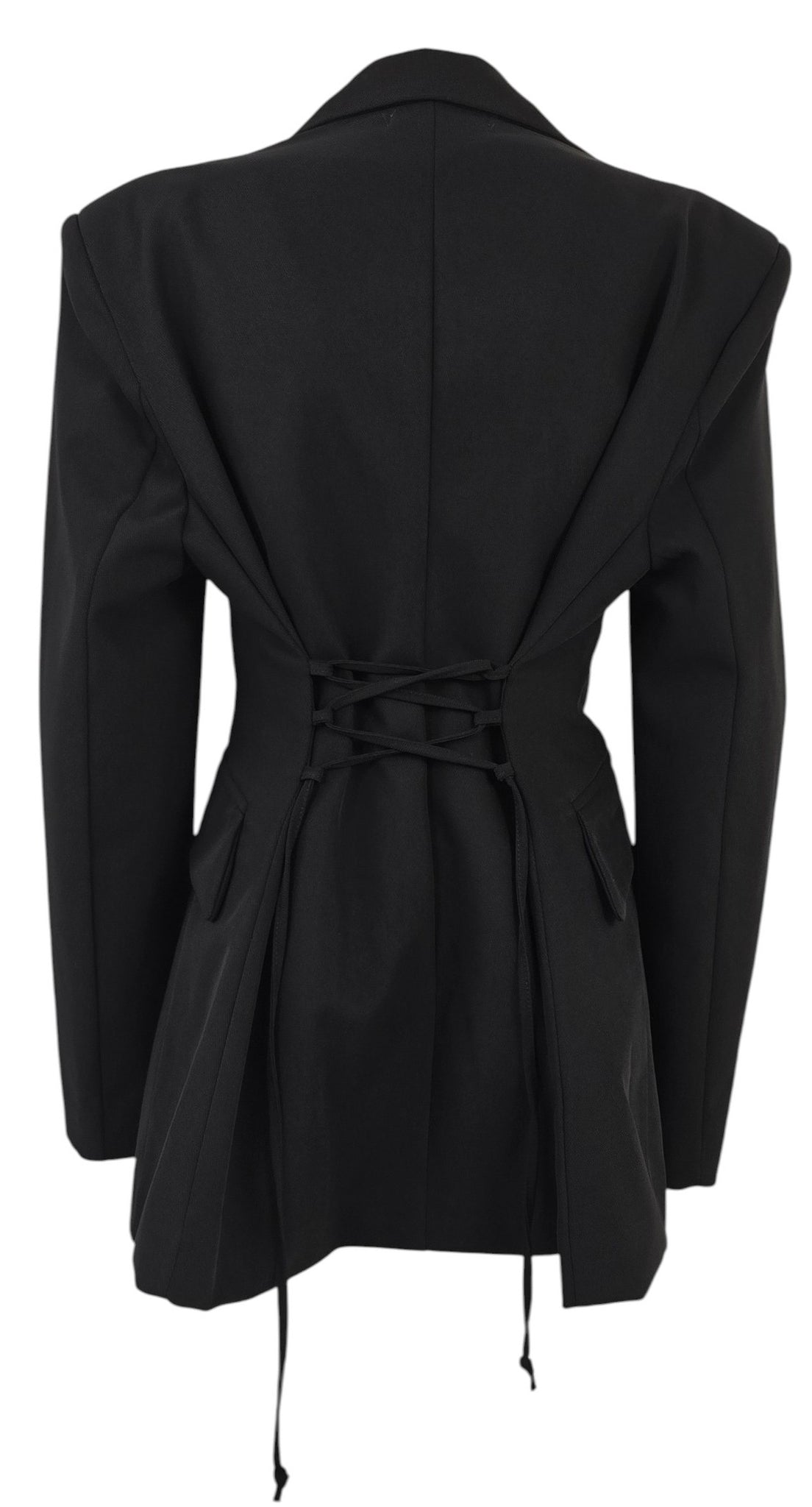 Blazer sfiancato con stringhe