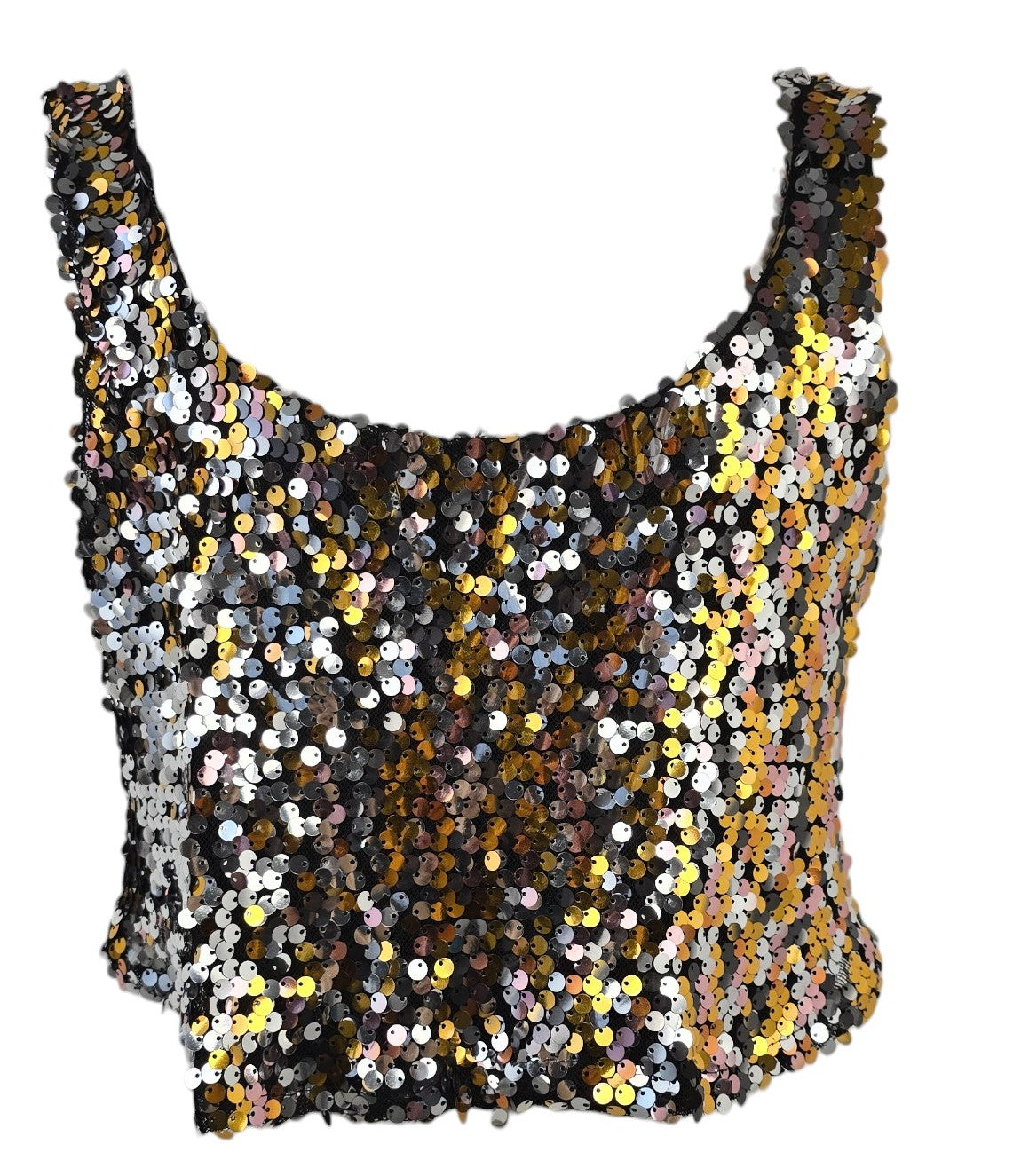 Top con paillettes
