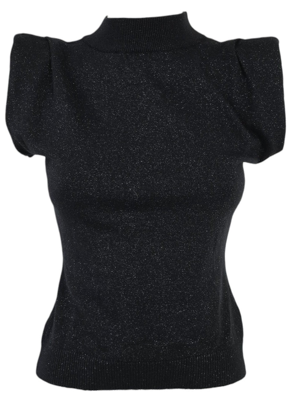 Maglia laminata con spalline