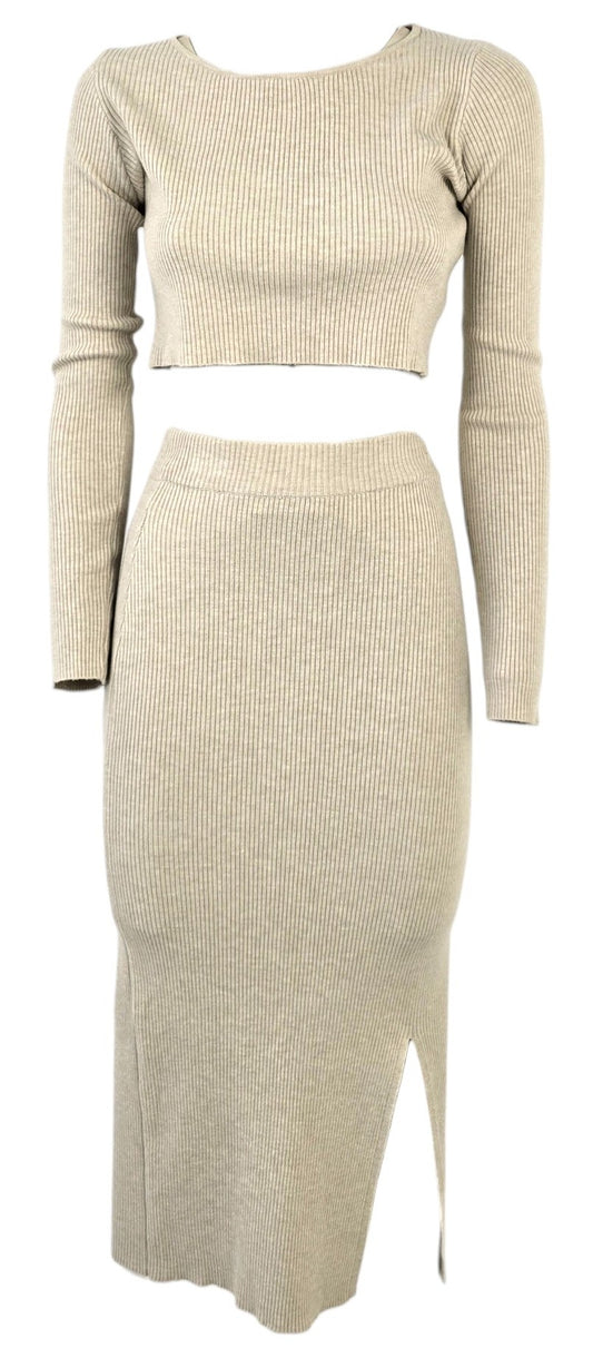Set elegante a costine