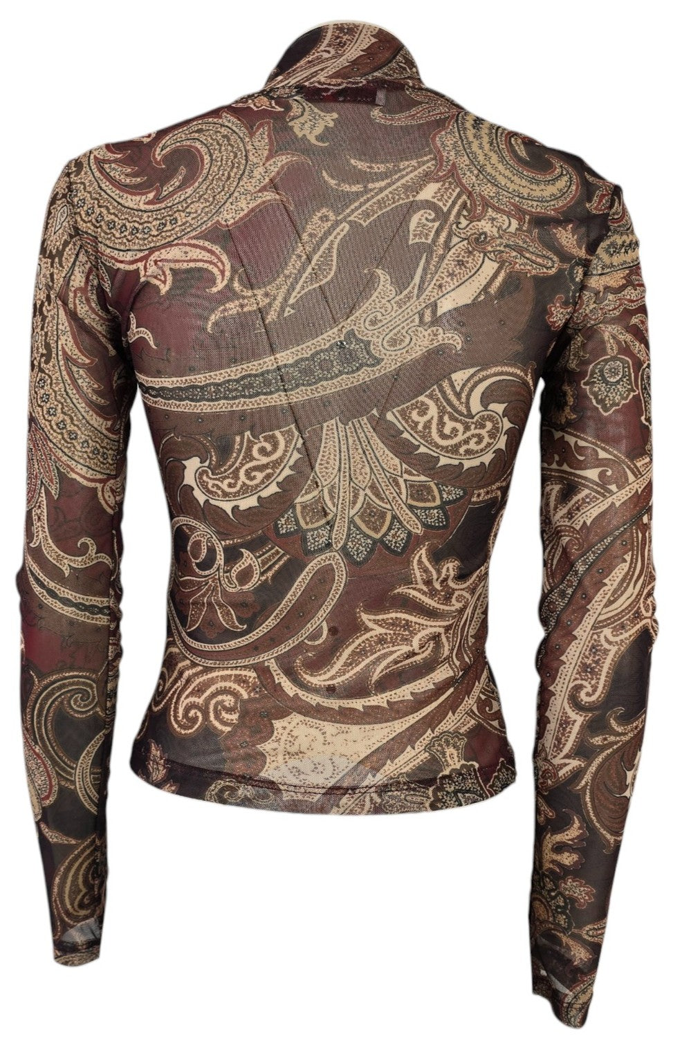 Maglia dolcevita a stampe