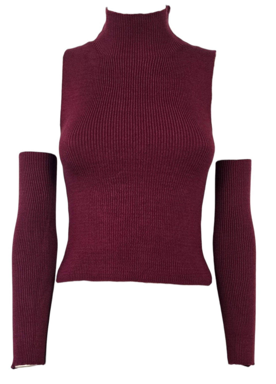 Maglia, t-shirt aderente con manicotti