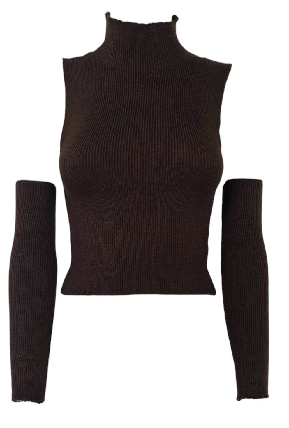 Maglia, t-shirt aderente con manicotti