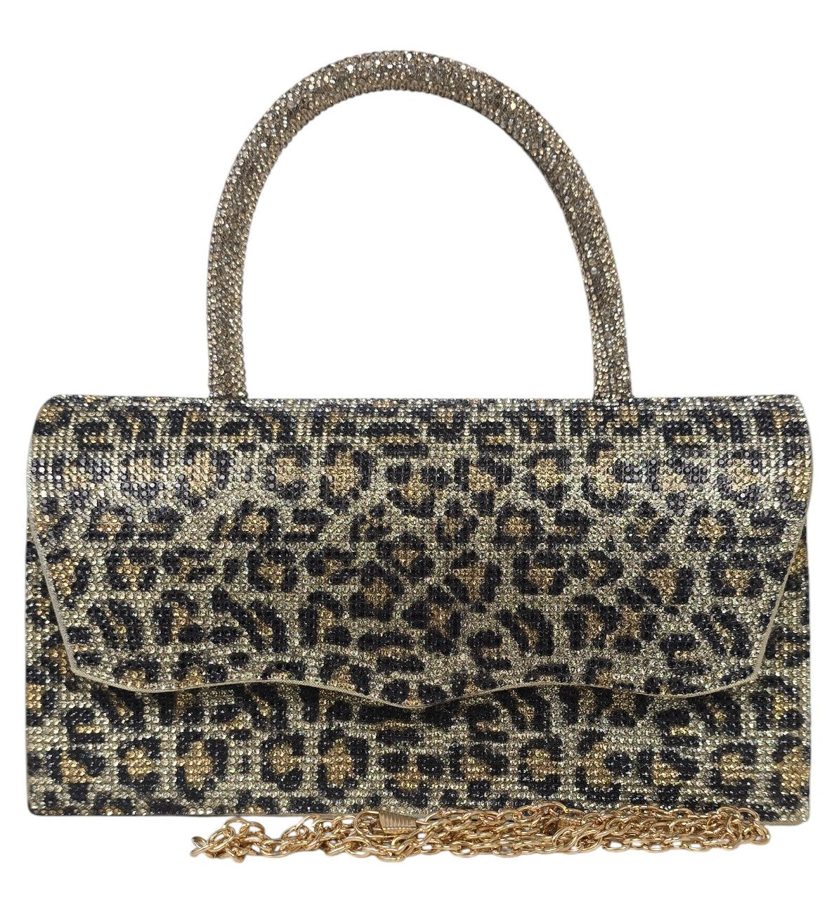 Borsa animalier e strass