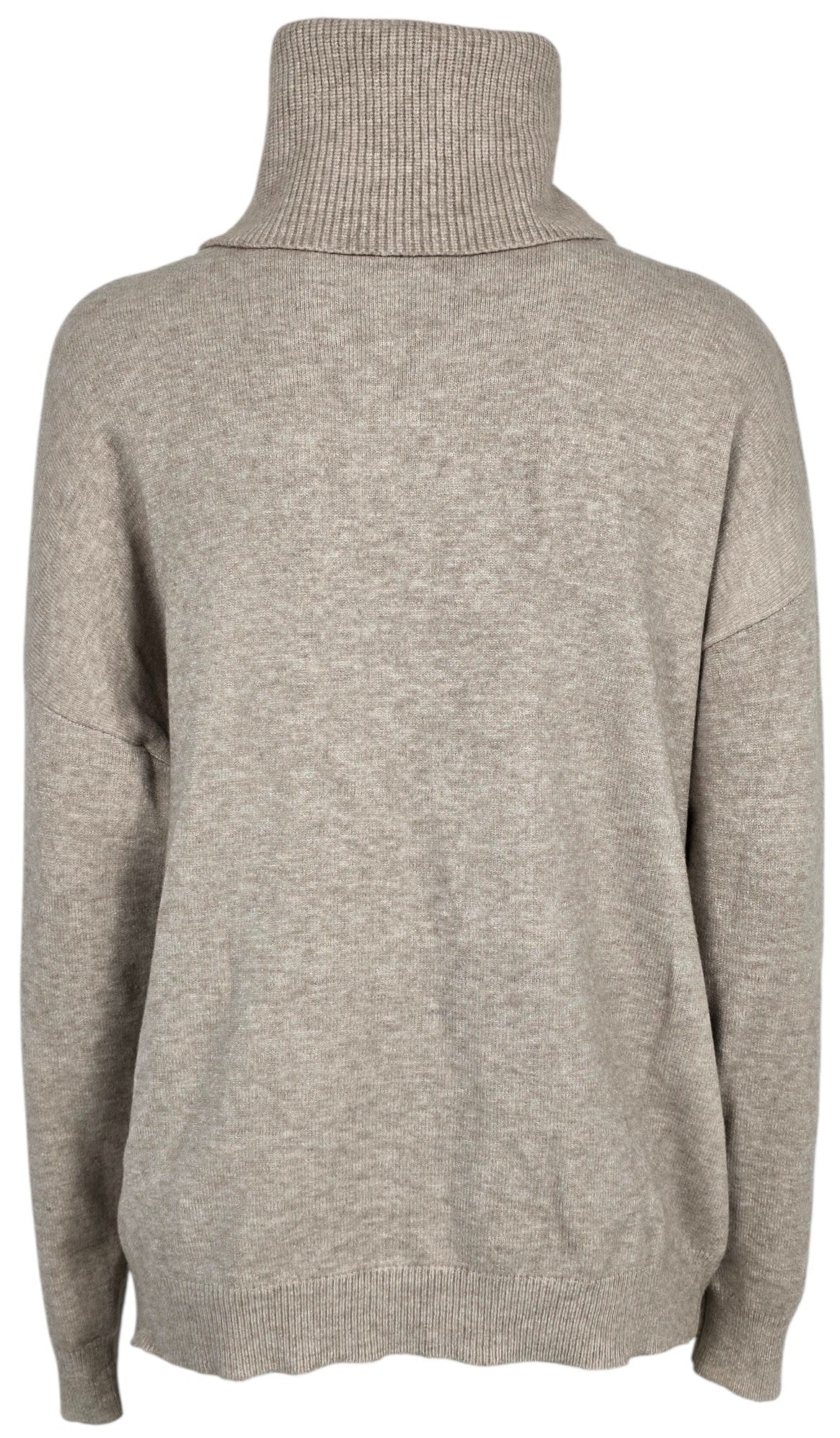 Maglione collo alto con strass