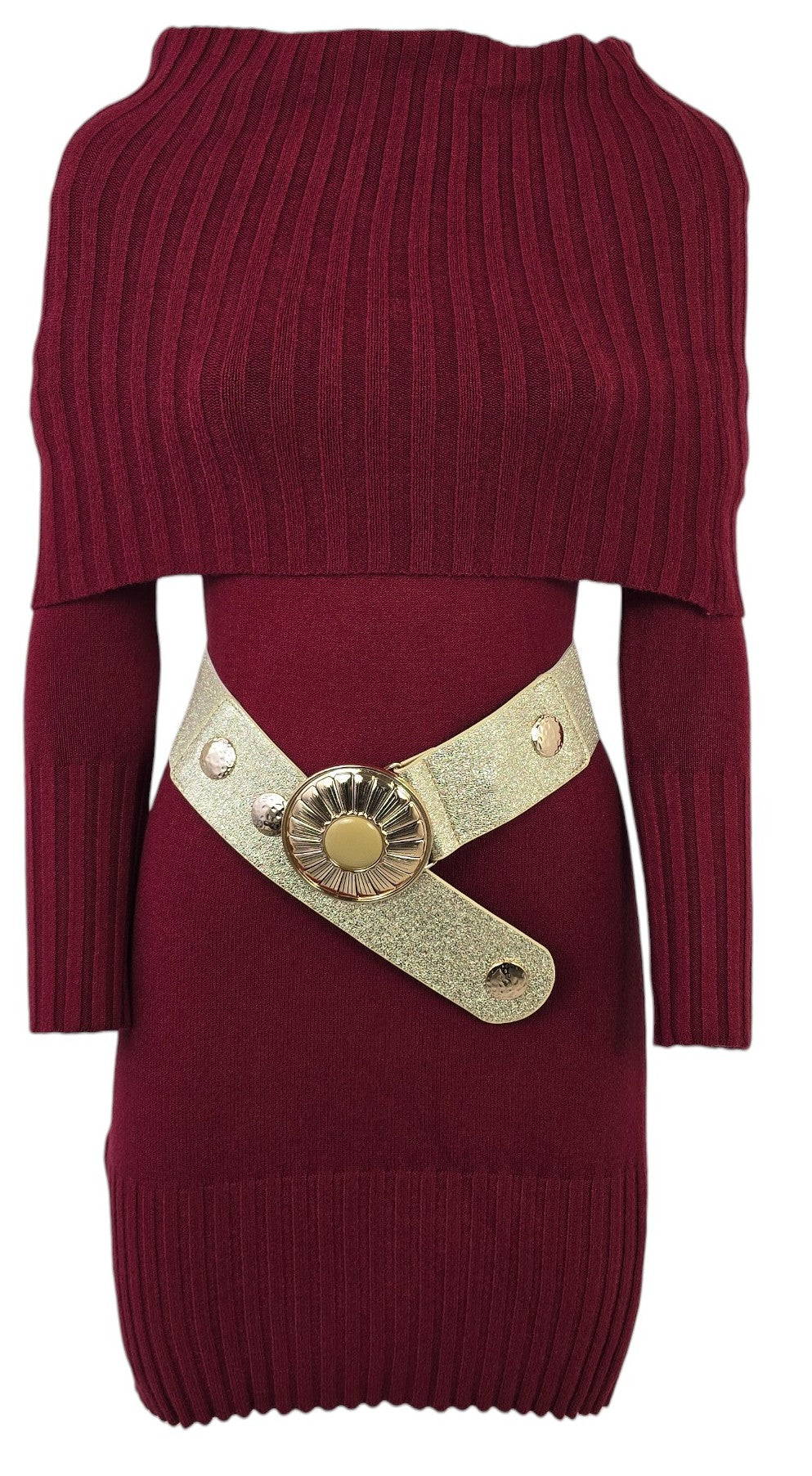 Maglione a vestito scollo barchetta