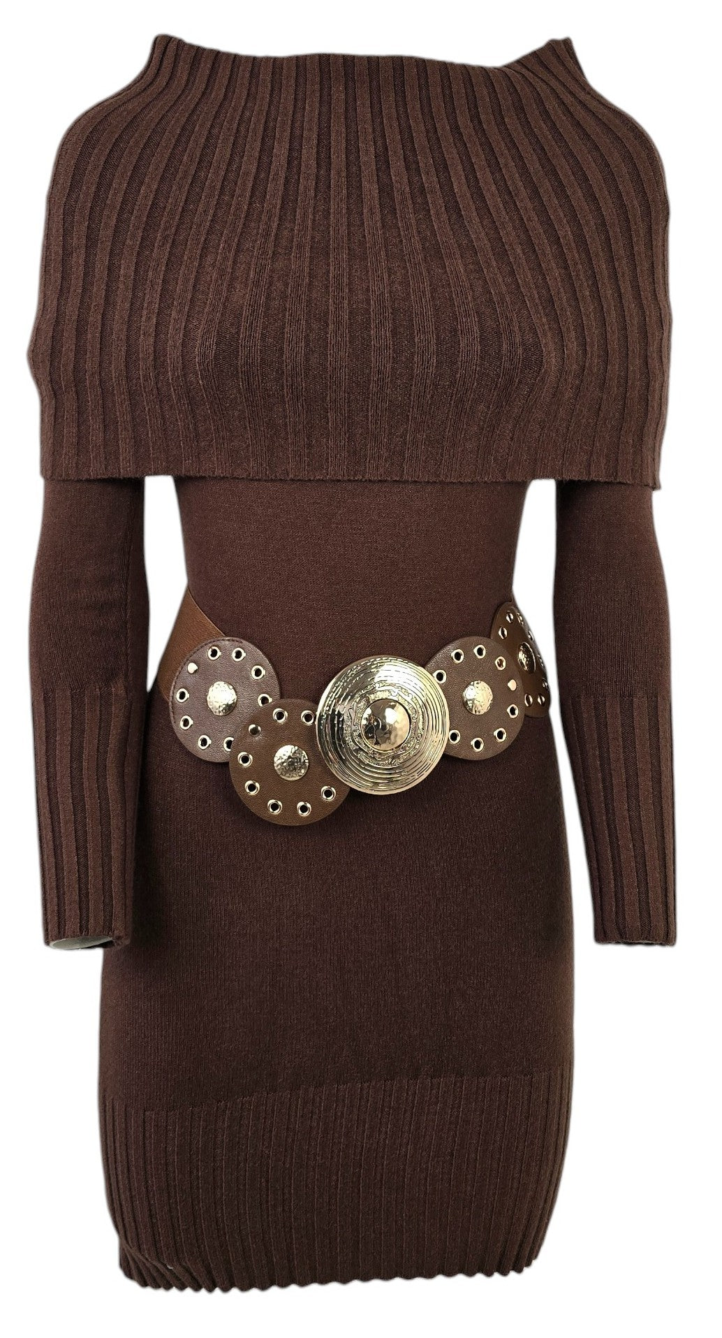 Maglione a vestito scollo barchetta