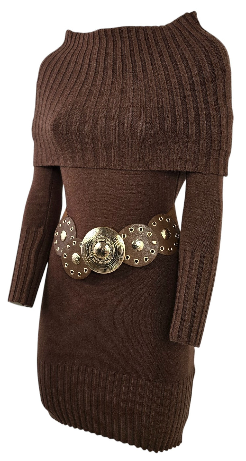 Maglione a vestito scollo barchetta