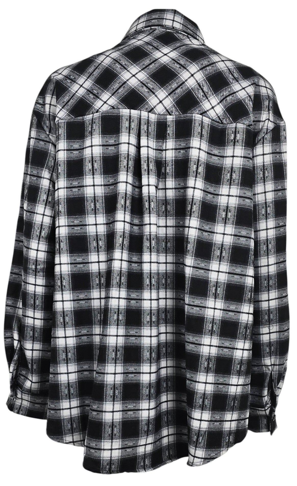 Camicia scozzese con strass