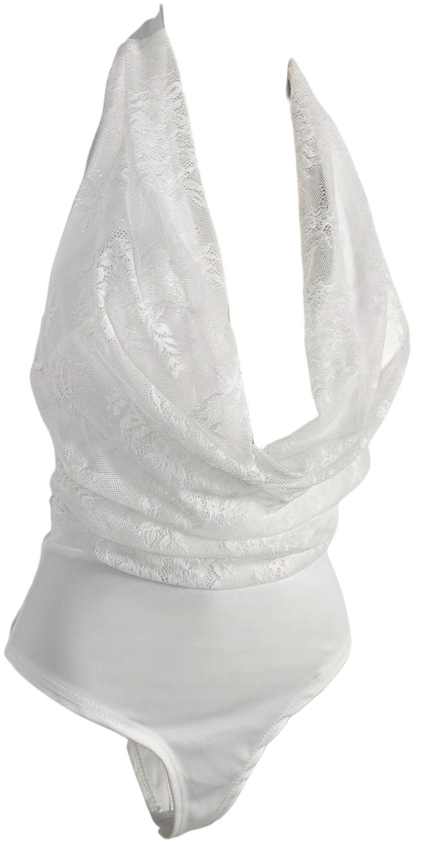 Top in pizzo bianco