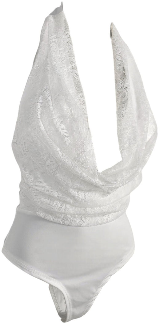 Top in pizzo bianco