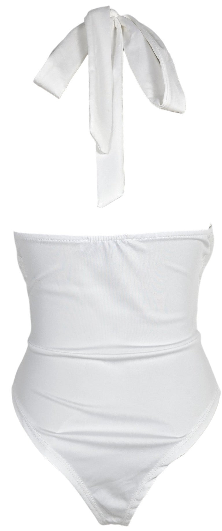 Top in pizzo bianco