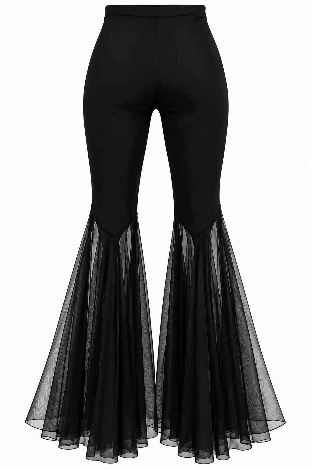 Leggings a zampa con velo