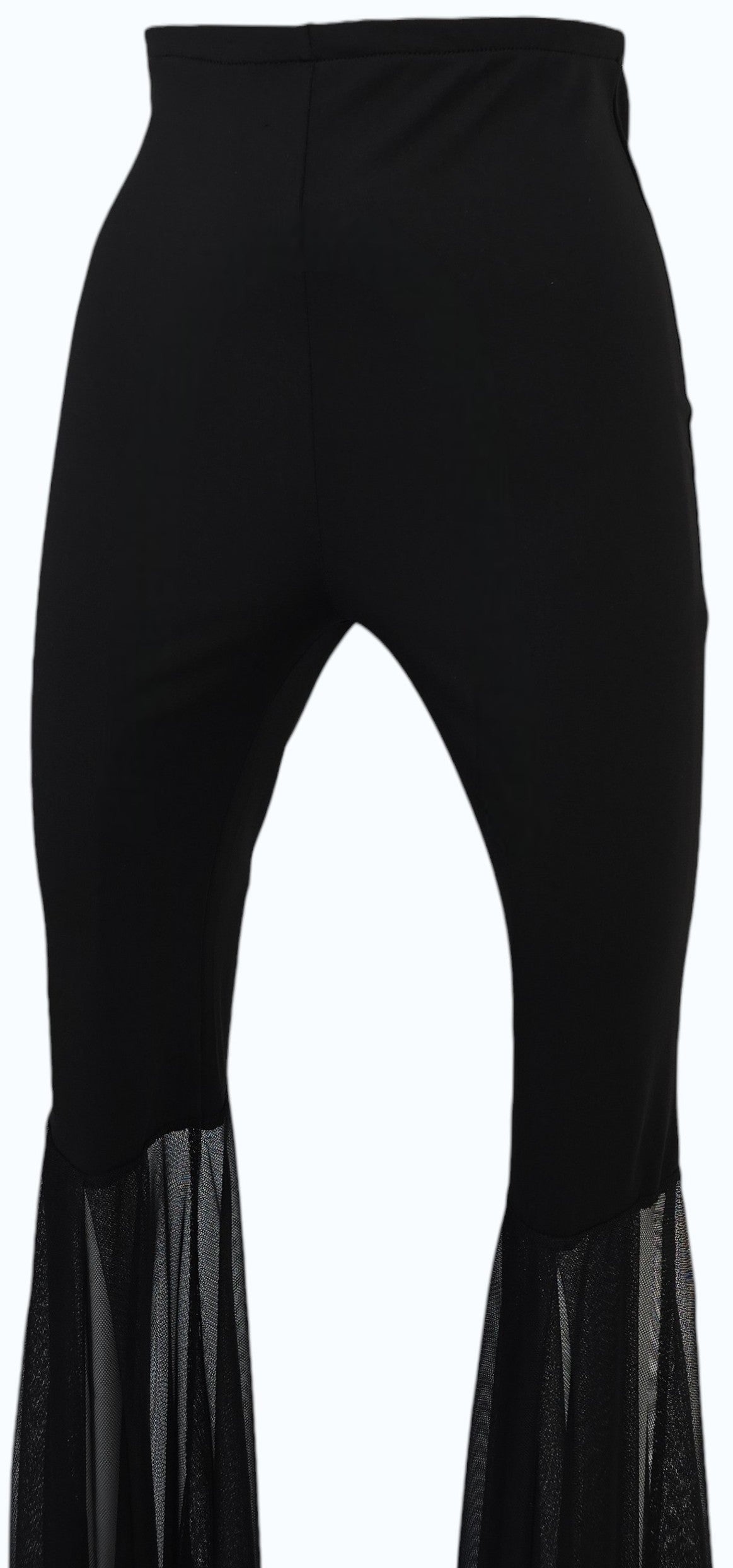 Leggings a zampa con velo