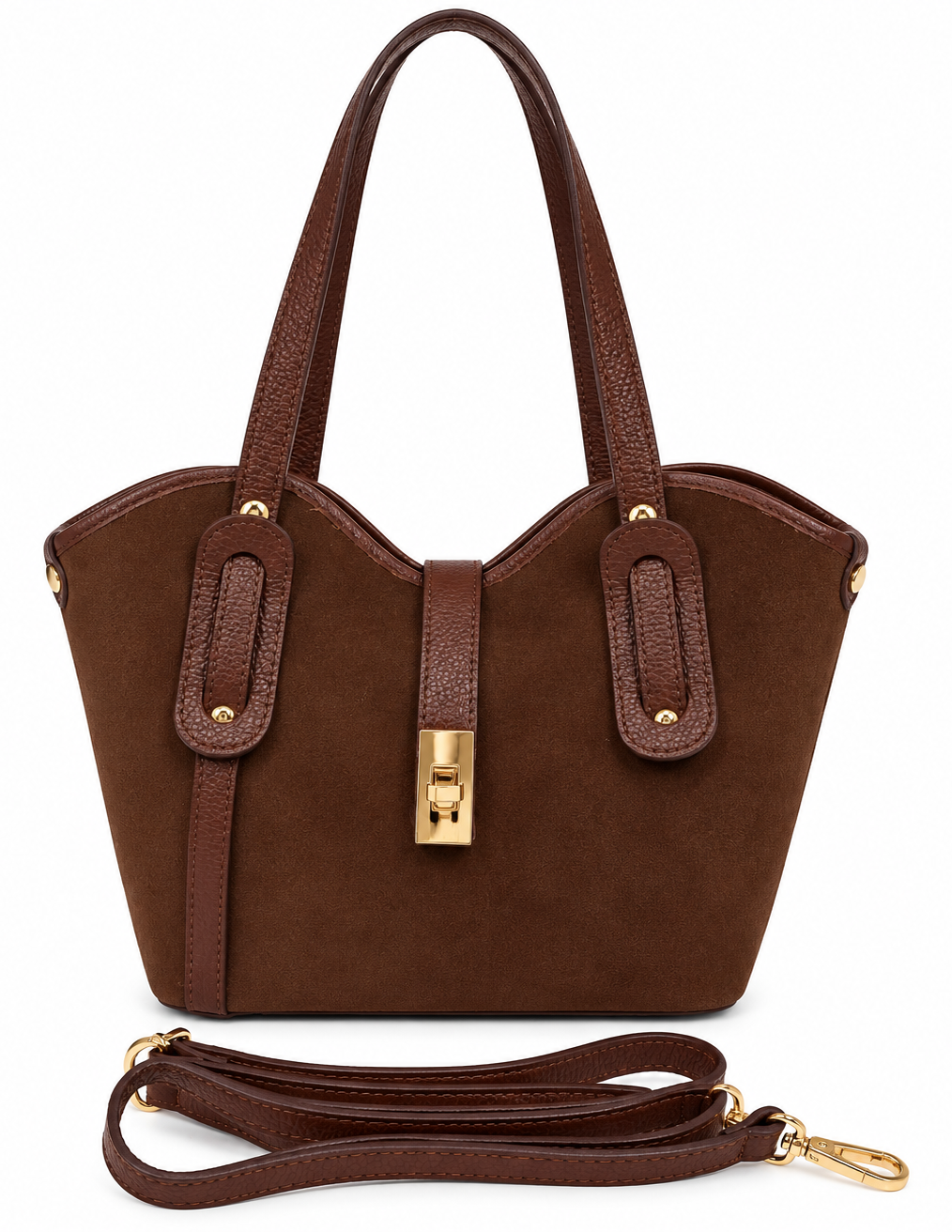 Borsa onda marrone