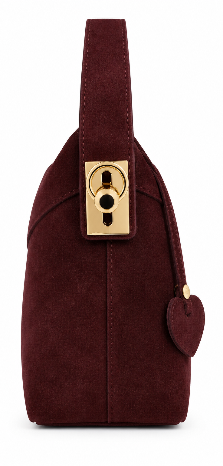 Borsa geometrica bordeaux
