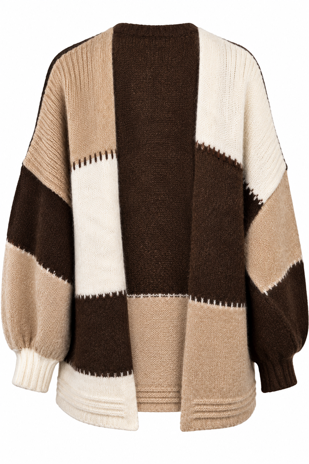 Cardigan tricolore
