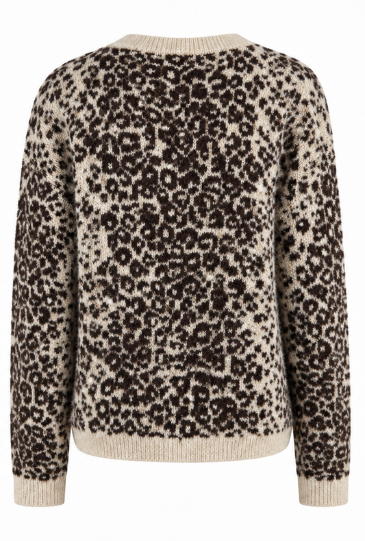Cardigan maculato